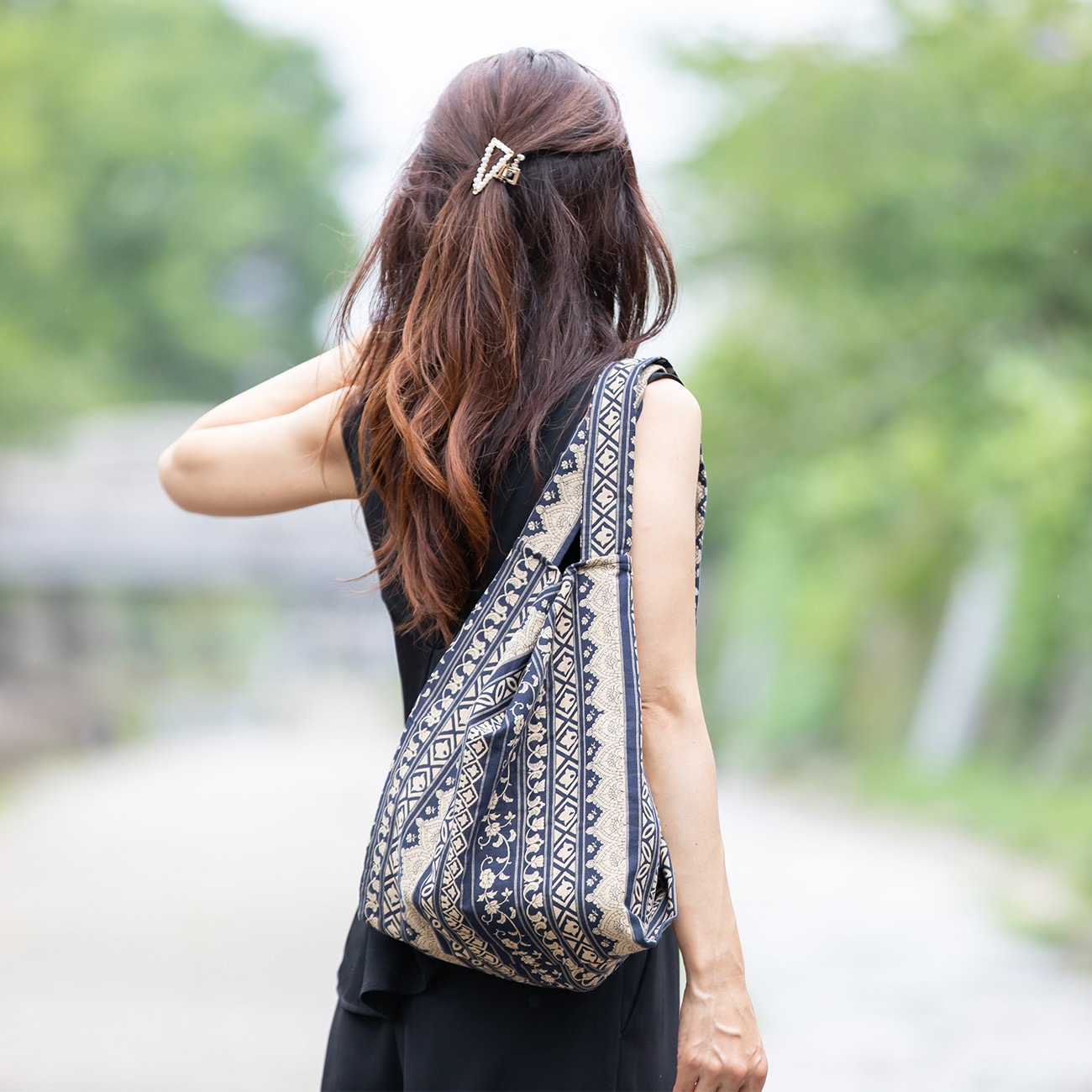 風通織ふろしき〈オリエンタル〉・紺